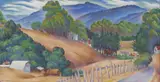 John Mottram, Road to Olema, 1937, pastel on paper