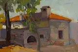 Franz Bischoff, House with orange roof