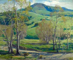 Capistrano Hills by Arthur Hill Gilbert, oil on canvas, sold Nov 2010