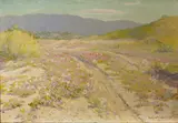 Ferdinand Burgdorff, Path through a desert landscape