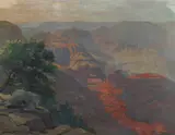 Louis Hovey Sharp, Grand Canyon at dusk, 1915, oil on canvas