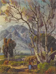 The Jade Pool; El Rancho Desierto (two) by Fred Grayson Sayre, first signed 'F. Grayson Sayre' (lower right), the second signed 'F. Grayson Sayre' (lower left) and each titled (on the, sold Nov 2010