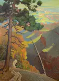 Ferdinand Burgdorff, A view into the Grand Canyon