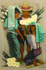 Phil Paradise, Flores (Women of Guatemala); Sunday Morning (a pair)