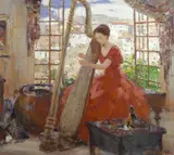 Burt Procter, The harpist
