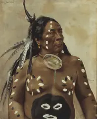 Richard Ernesti, Chief Last Horse, 1901, oil on canvas
