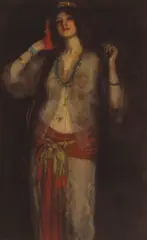 Robert Henri, Spanish dancer, ca. 1893-1895, oil on canvas