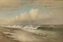Francis A. Silva, Afternoon, Long Beach, oil on canvas