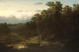 Ohio landscape by William Louis Sonntag, 1854, oil on canvas, offered Nov 2010