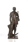 Robert Ingersoll Aitken, Ode to Robert Burns, bronze with brown patina