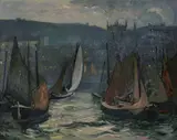 Hayley Lever, Harbor scene, St. Ives