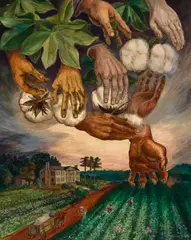 Lamar Baker, For They Shall Inherit The Earth, 1938, egg tempera on panel