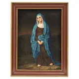 Anónimo, Virgen de la Soledad, Óleo sobre tela