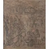 Juan O'Gormann, Sin título (Los Indios Iroquois)