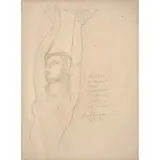 Ángel Zárraga, Estudio para proyecto mural sobre el nacimiento de Venus