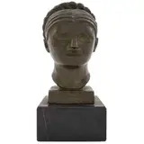 Luis Ortiz Monasterio, Cabeza femenina, Escultura en bronce en base de mármol