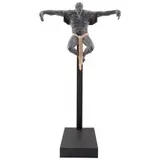 Omar de Regil, Sin título, de la serie Iluminados, Escultura en resina en base de metal
