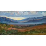 Eduardo Castellanos, Paisaje, Óleo sobre tela
