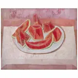 Gustavo Montoya, Las sandías, Óleo sobre tela