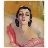 Armando Drechsler, Mujer fatal, ca. 1930, Óleo sobre tela