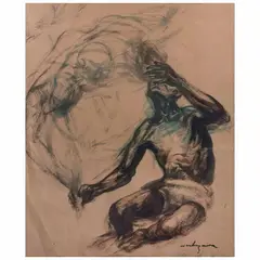 Untitled by Luis Nishizawa, Tinta y gouache sobre papel, offered Aug 2023
