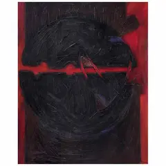 Fernando de Szyszlo, No. 5, de la serie Runa Macii, Acrílico sobre tela
