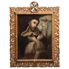 Santo Domingo, MÉXICO, SIGLO XVIII, Óleo sobre tela
