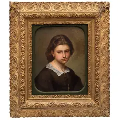 Pelegrí Clavé, RETRATO DE DAMA, Óleo sobre tela