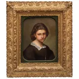 Pelegrí Clavé, RETRATO DE DAMA, Óleo sobre tela