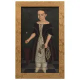 Retrato de Infante, MÉXICO, SIGLO XIX, Óleo sobre tela