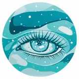 Sofía Castellanos, La magia de tus ojos III, Acrílico sobre tela