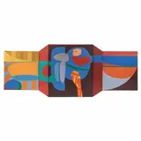 Arnold Belkin, Untitled, Óleo sobre tela, tríptico