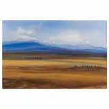 Valle de México by Luis Nishizawa, Temple sobre papel, offered Apr 2023