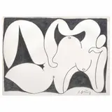 Ignacio Ortiz, El despertar, 2001, Carboncillo sobre papel