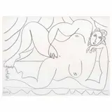 Ignacio Ortiz, En éxtasis, 2001, Carboncillo sobre papel