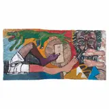 Adolfo Riestra, Sin título (autorretrato), Acrílico sobre papel