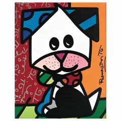 Wells by Romero Britto, 2015, Acrílico sobre tela sobre madera, offered Apr 2023