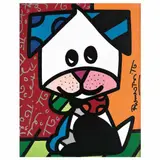 Romero Britto, Wells, 2015, Acrílico sobre tela sobre madera