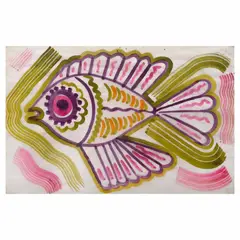 Pescado colorido by Jesús Reyes Ferreira "chucho Reyes", ca. 1950, Acuarela sobre papel de china, offered Feb 2023