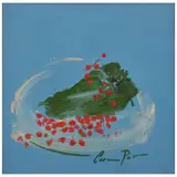 Carmen Parra, Chile en nogada, Óleo sobre tela