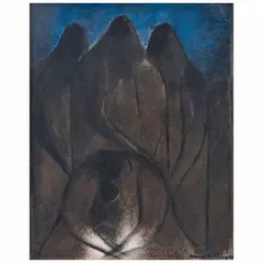 Grupo de mujeres by Ricardo Martínez, Mixta sobre papel, offered Feb 2023