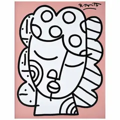 Romero Britto, Untitled, 2004, Acrílico sobre tela