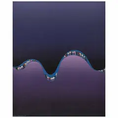 537 Quo Vadis - Opus 17 by Kurt Larisch, Acrílico sobre tela, offered Feb 2023