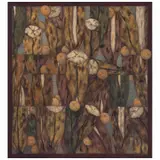 Sylvia Ordóñez, Plátanos, naranjas y cielo, Óleo sobre tela