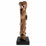 Luis Zárate, Untitled, Escultura en bronce en base de bronce