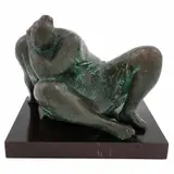 Mujer meditando by Francisco Zúñiga, 1967, Escultura en bronce 2 / 5 en base de madera, offered Nov 2022