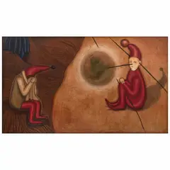 Julio Galán, Untitled, Óleo sobre tela