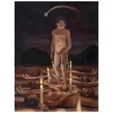 Daniel Lezama, El cometa II, 2005, Óleo sobre madera