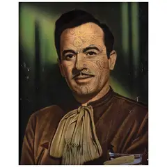 Dr Lakra, Sin título (Pedro Infante), Tinta sobre impresión vintage