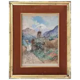 August Lohr, VISTA DE ORIZABA CON VOLCÁN
